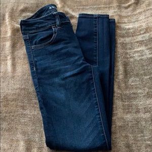 Dark wash “next level stretch” skinny jeggings